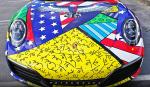 Porsche 911 Carrera Britto Graphics by MetroWrapz 2017 года